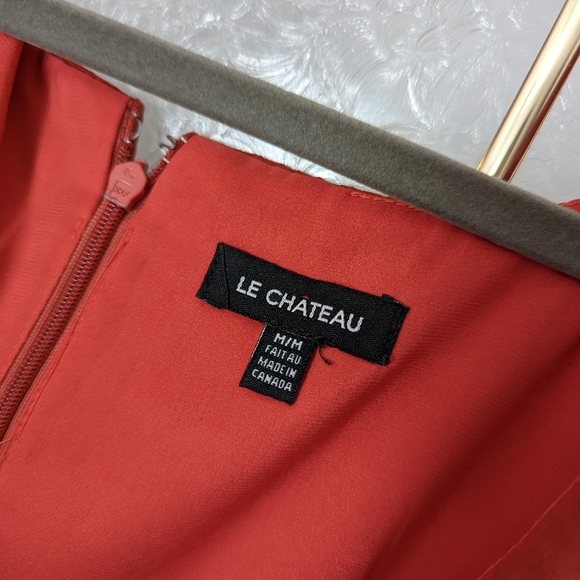 Burnt Orange Le Chateau Dress - Picture 3 of 4